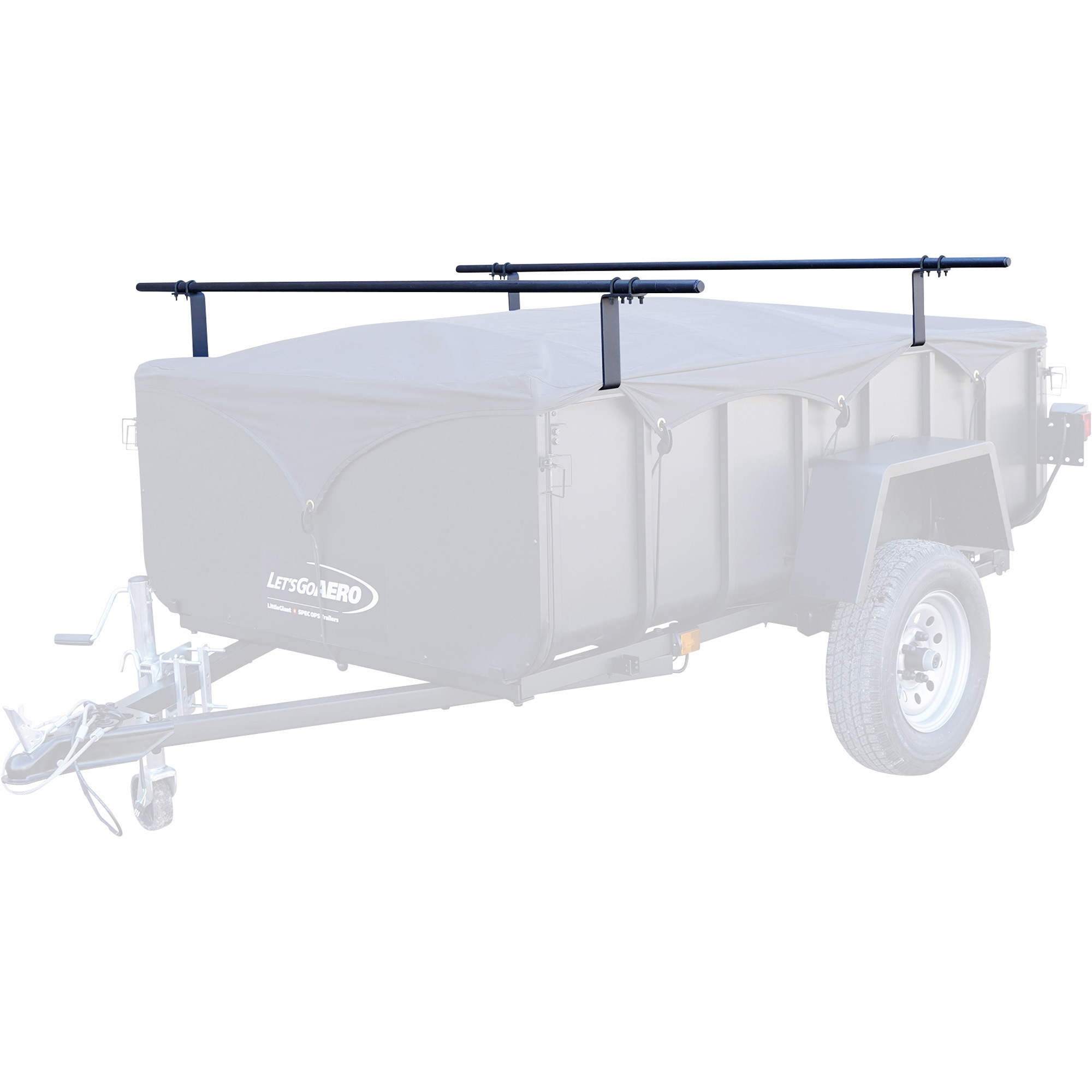 Let's Go Aero Trailer Multi-Sport and Utility Base Rack, For LittleGiant and SpecOps Trailers, Model# T01267